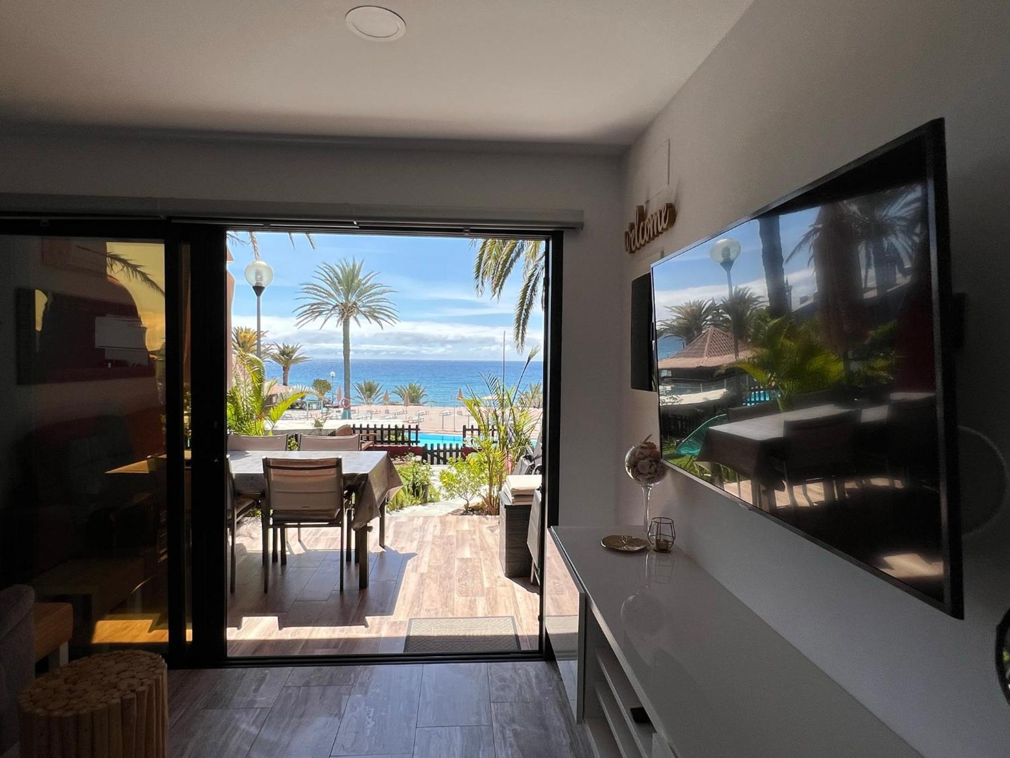 First Beachline Deluxe With Garden And Terrasse In Sun Club San Bartolomé Extérieur photo
